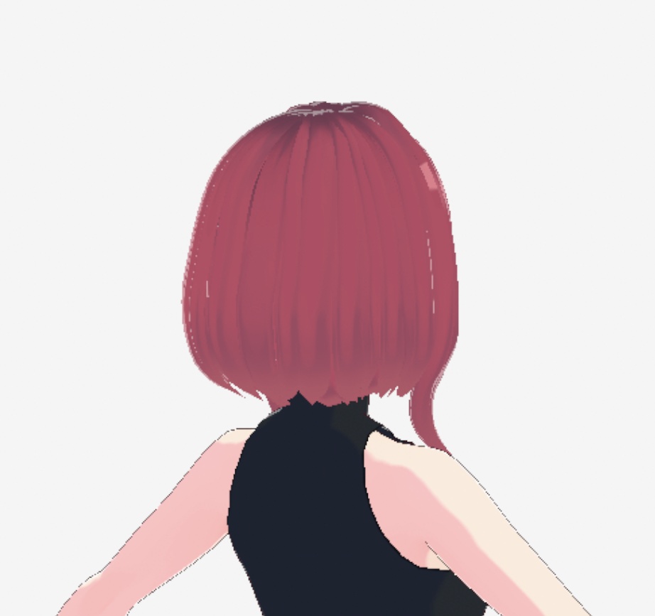 【VRoid】 shortcut hair preset / fbx