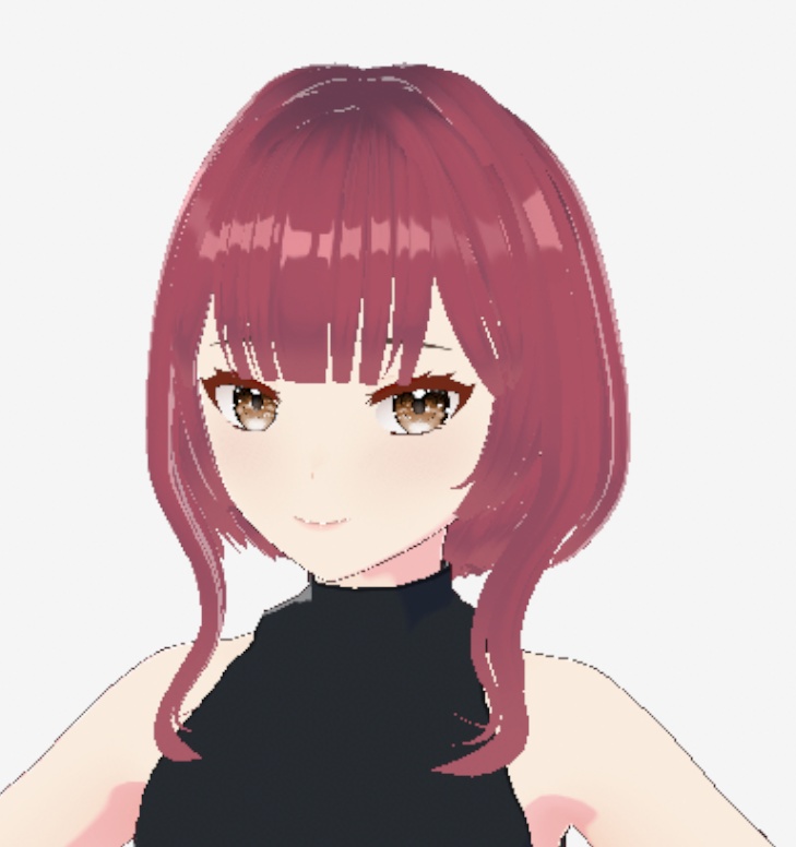 【VRoid】 shortcut hair preset / fbx
