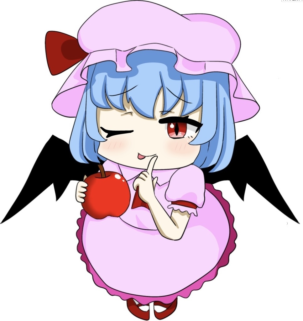 レミリアとりんご。