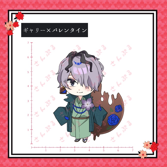 『Ib -イブ-』バレンタインコスチューム シール(小)