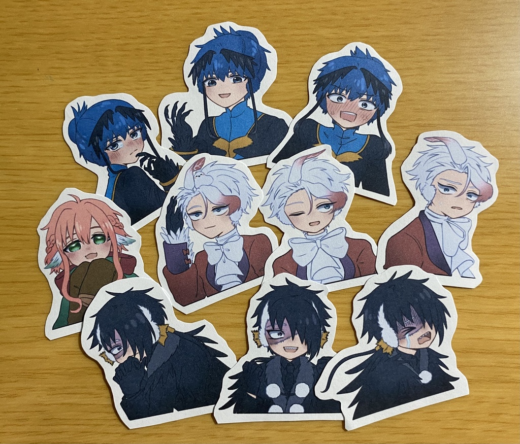 とりのフレークシール