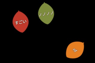 【わんコメ】コメント落ち葉 -Ochiba Comment-(紅葉Ver.)【OBS】