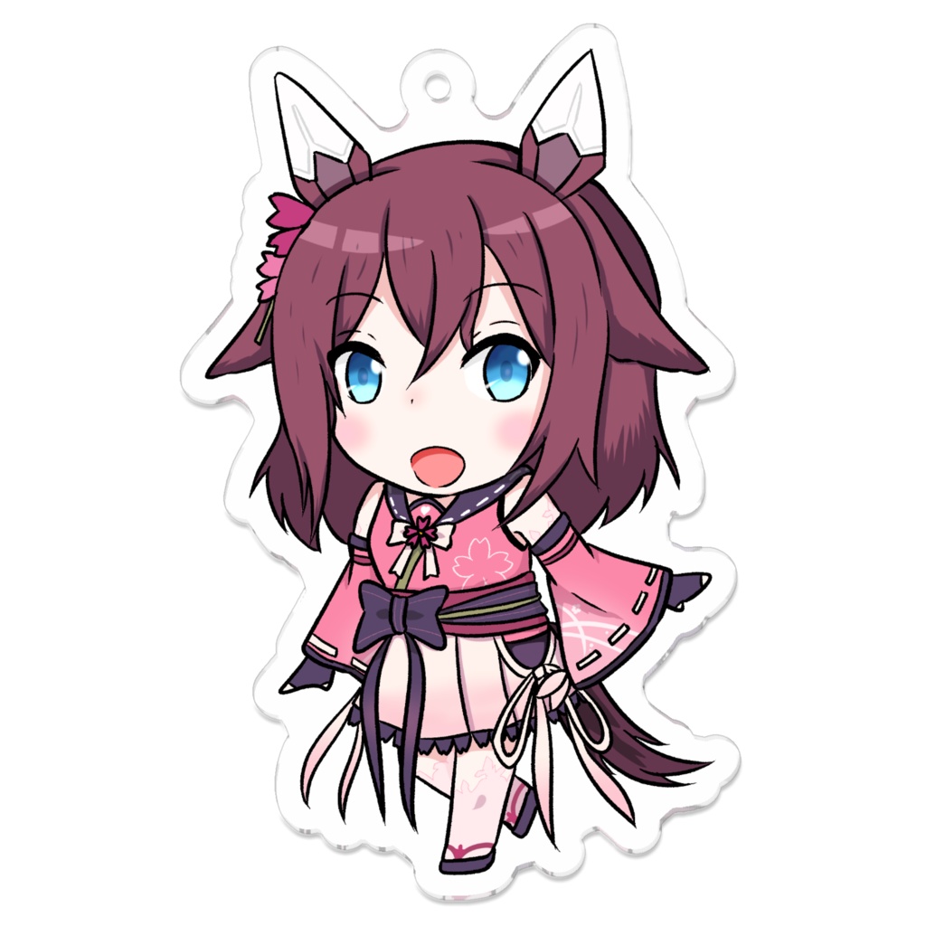 【PixivFactory版】サクラチヨノオーアクリルキーホルダー