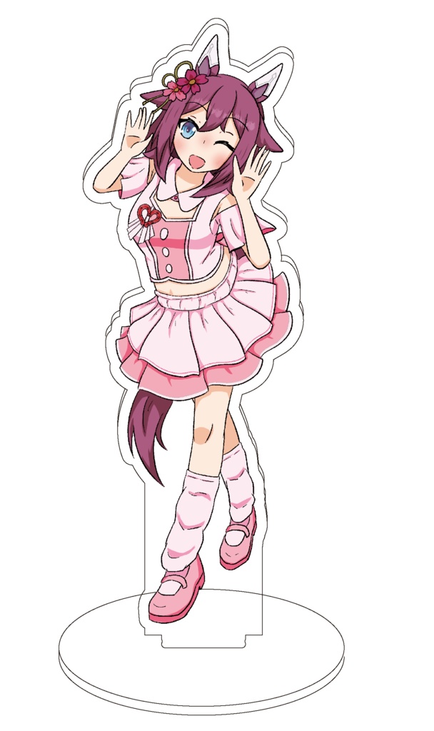 サクラチヨノオーアクリルフィギュア（めにしゅき）