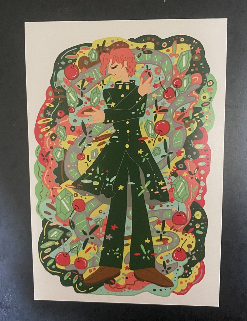 花京院 イラストポストカード