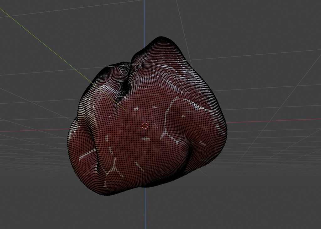 PBR対応 牛の心臓(肉・臓器)の3Dモデル