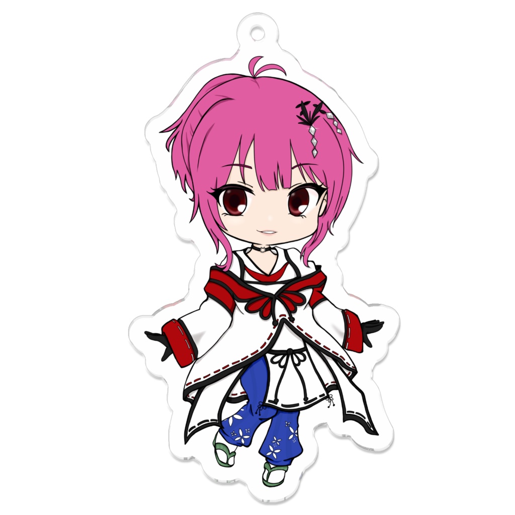 諫歌アクキー（丸衣装）