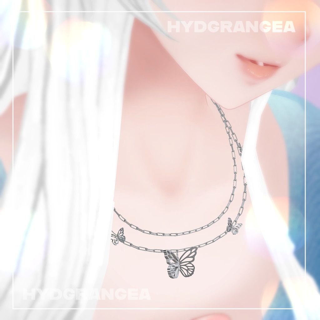 【森羅専用】Butterfly necklace【VRC】
