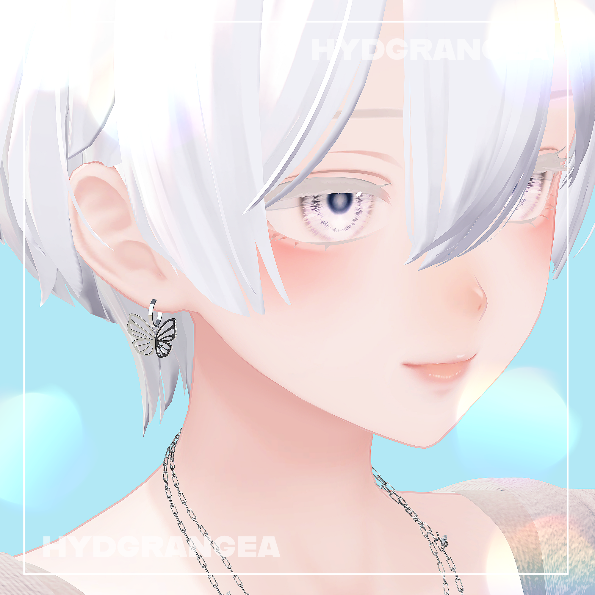 【VRC想定】Butterfly Earrings【アクセ】