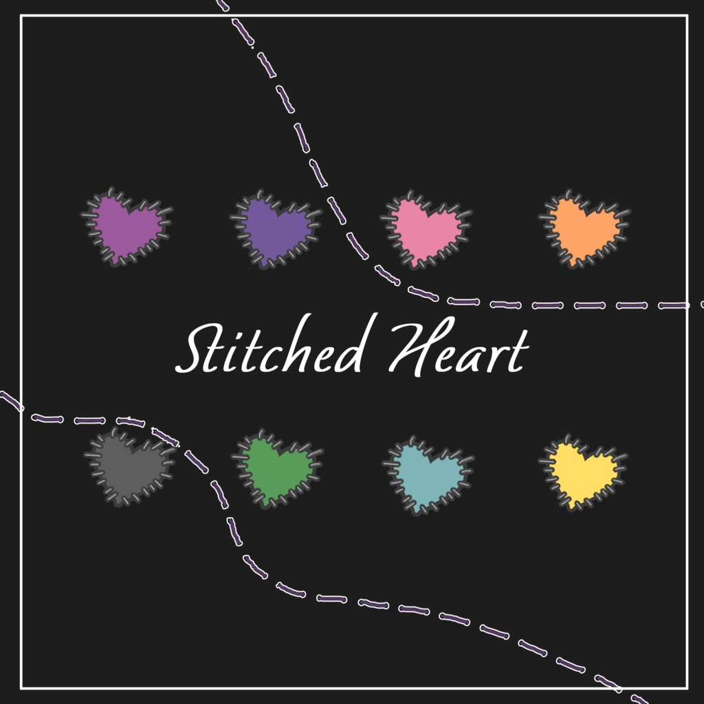 【ハロウィン用】♡Stitched Heart♡
