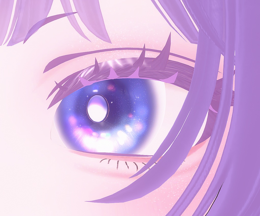 『ルミナ - LUMINA』専用アイテクスチャ~Stellar Midnight Eyes~
