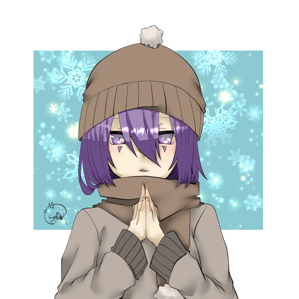 春夏秋冬マーモンのアクリルブロック