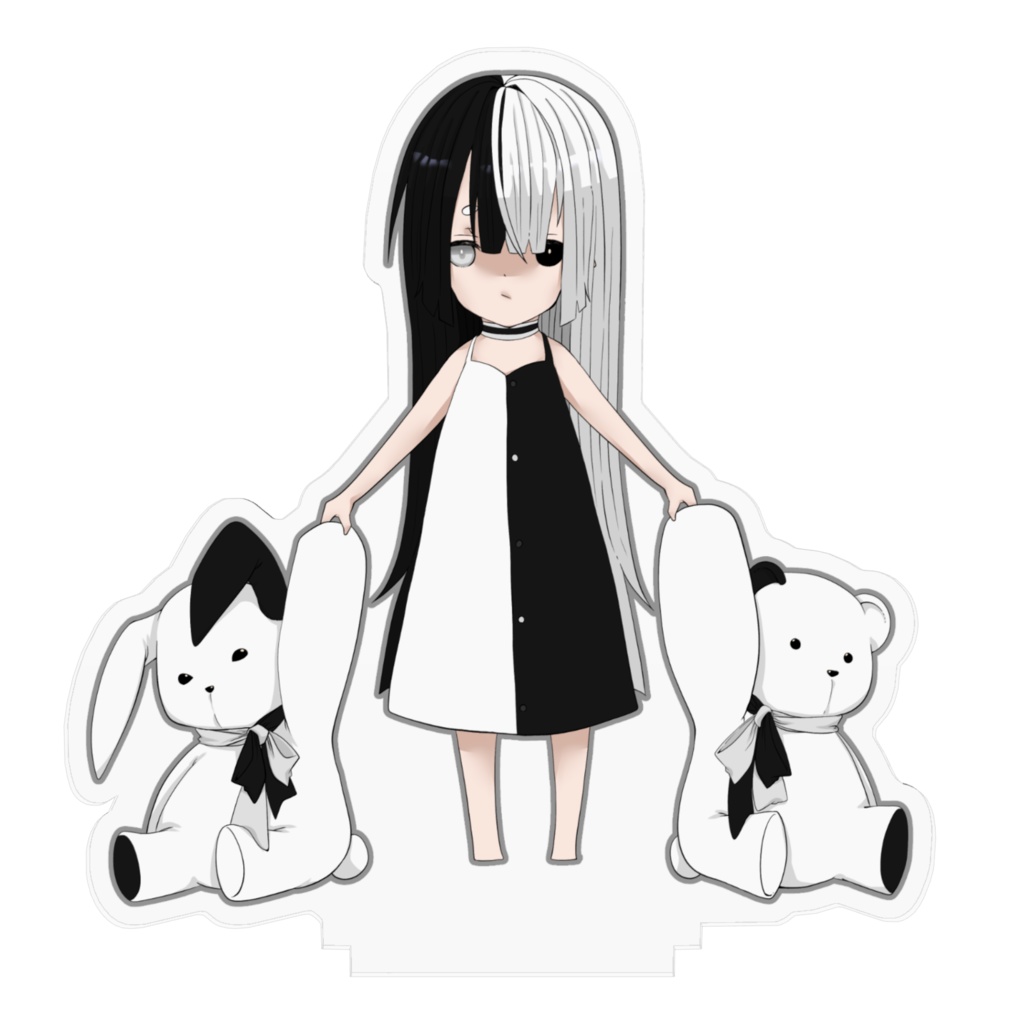 モノトーンちゃんアクスタ【100mm】