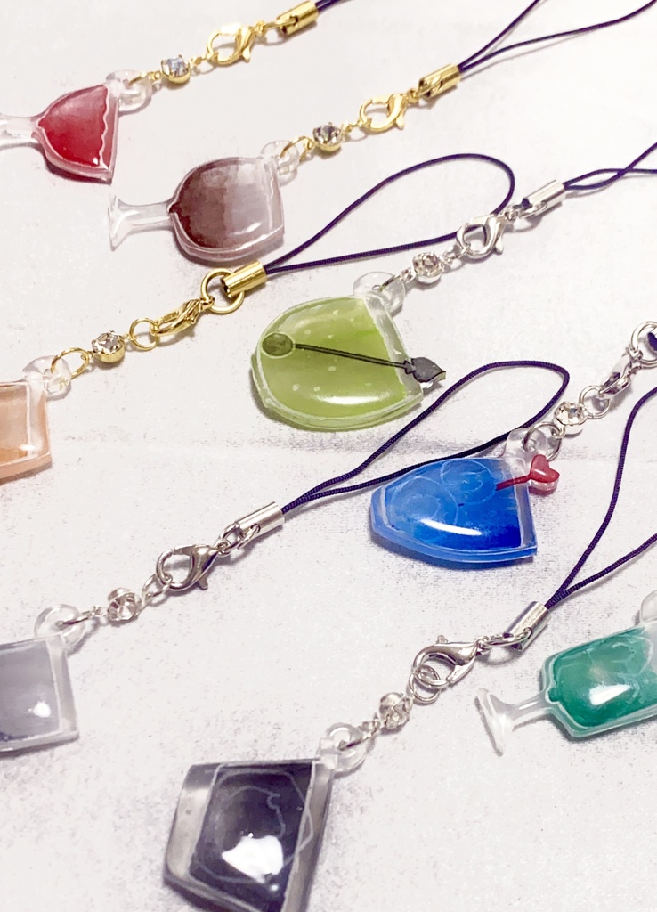 【ジョカゲ】イメージカラーカクテルストラップ