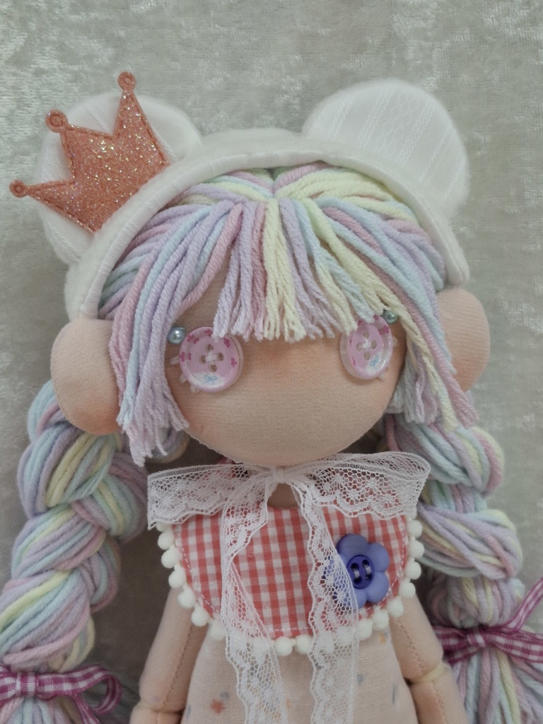 手作りの布人形