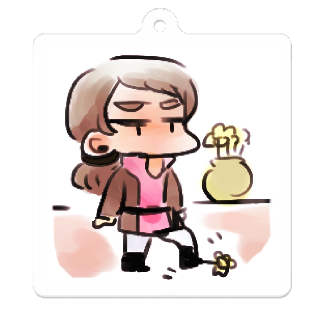 私とてアクリルキーホルダー