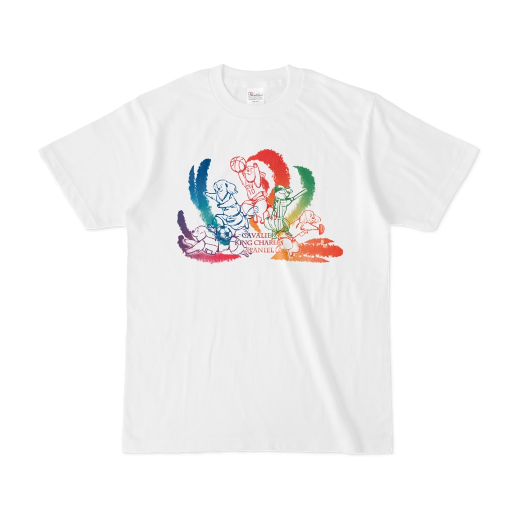 キャバリアスポーツ柄Tシャツ