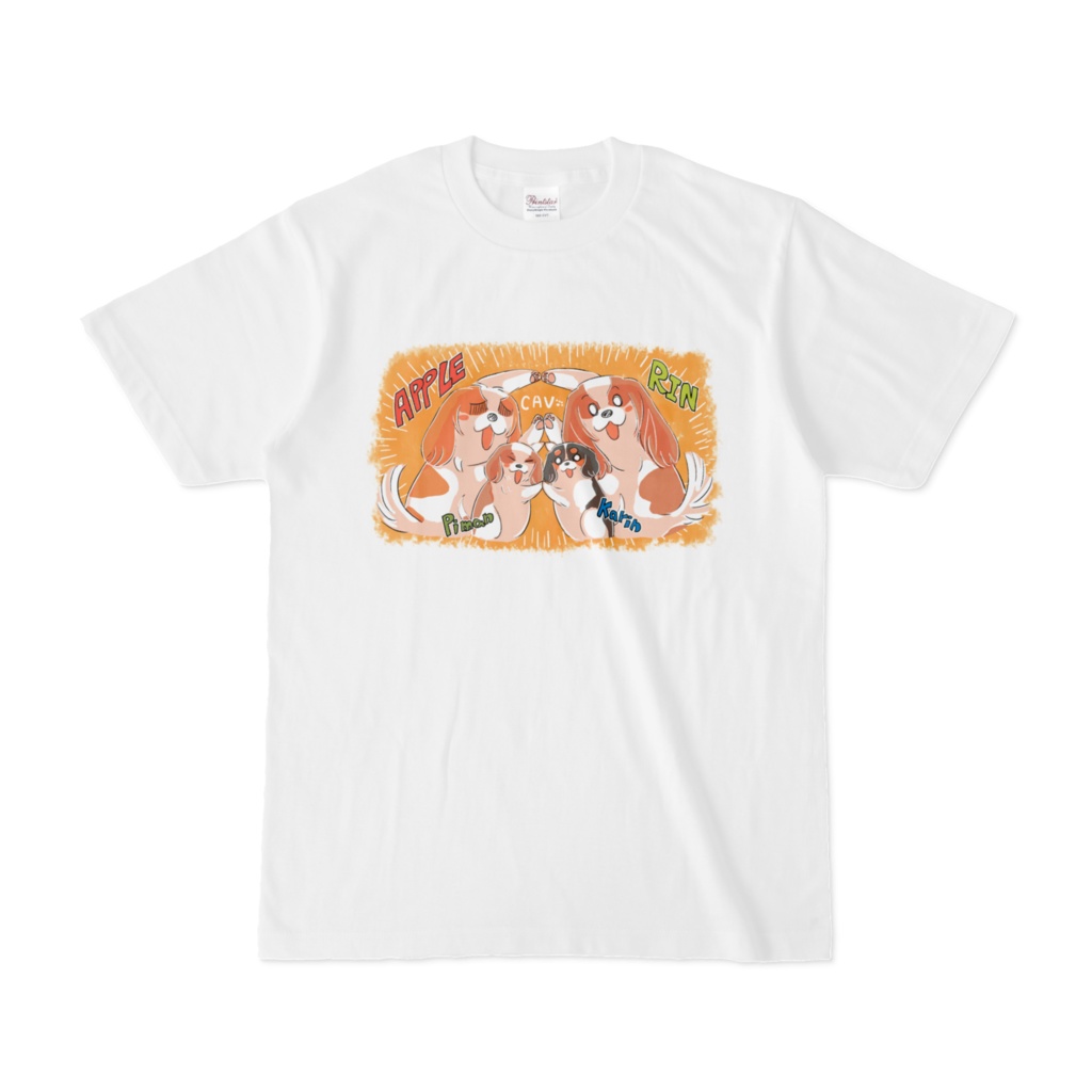 キャバ森1周年記念Tシャツ　キャバ森のなかまたち