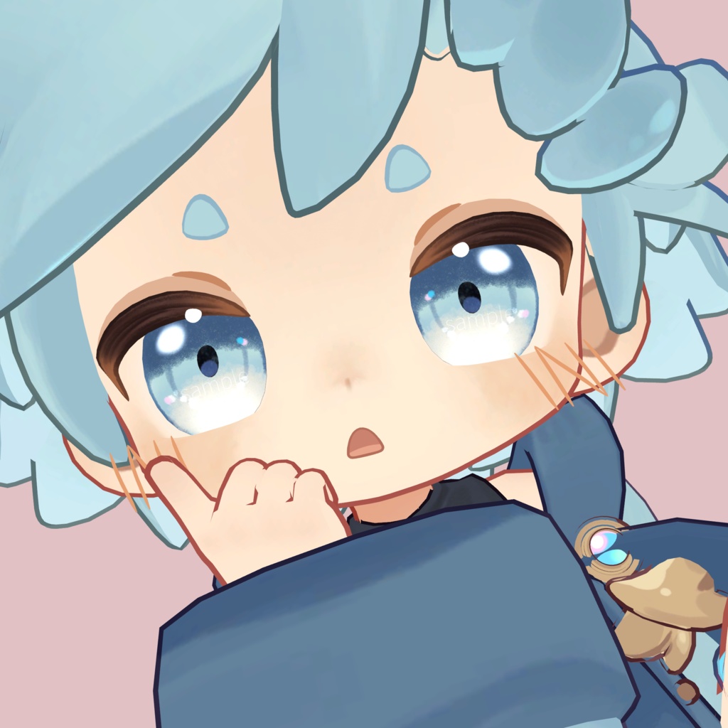 【 ウズルハ対応 】アイテクスチャ (4 colors) / eye texture for Uzuruha (4 colors) #MAHOUNOHEYA