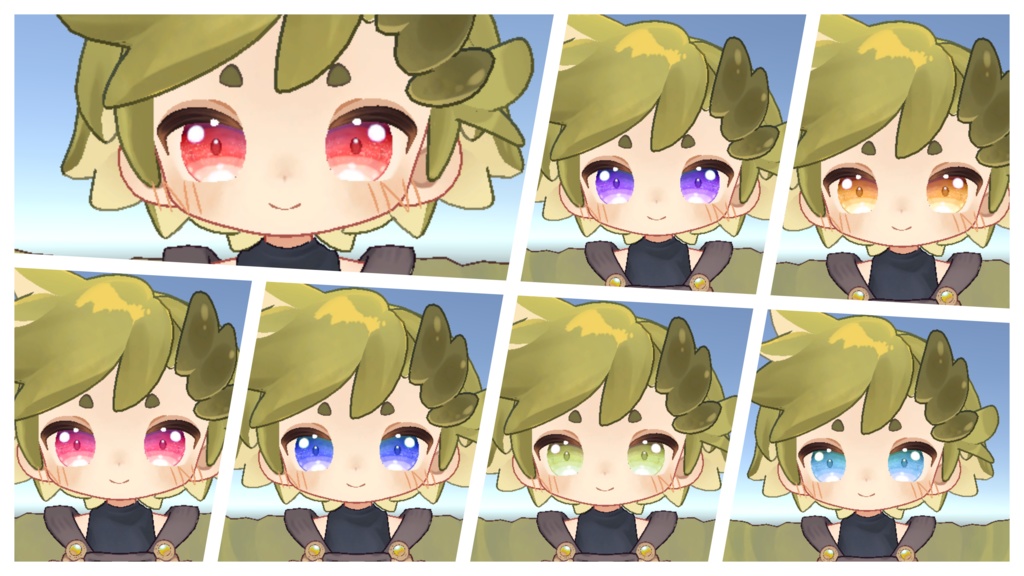 【 ウズルハ対応 】『Angel』アイテクスチャ (7 colors) / eye texture for Uzuruha (7 colors) #MAHOUNOHEYA