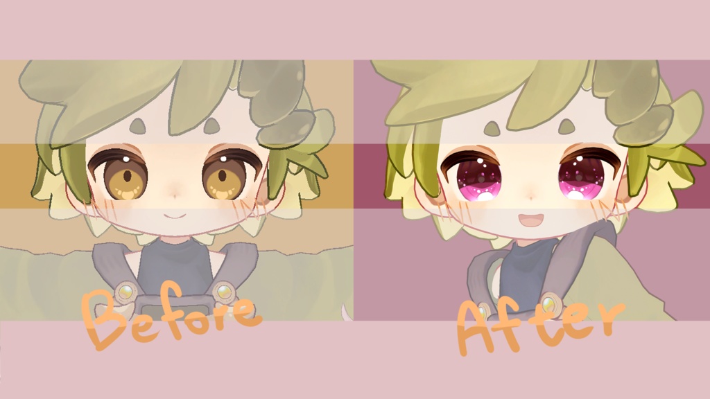 【 ウズルハ対応 】『Princess』アイテクスチャ (4 colors) / eye texture for Uzuruha (4 colors) #MAHOUNOHEYA