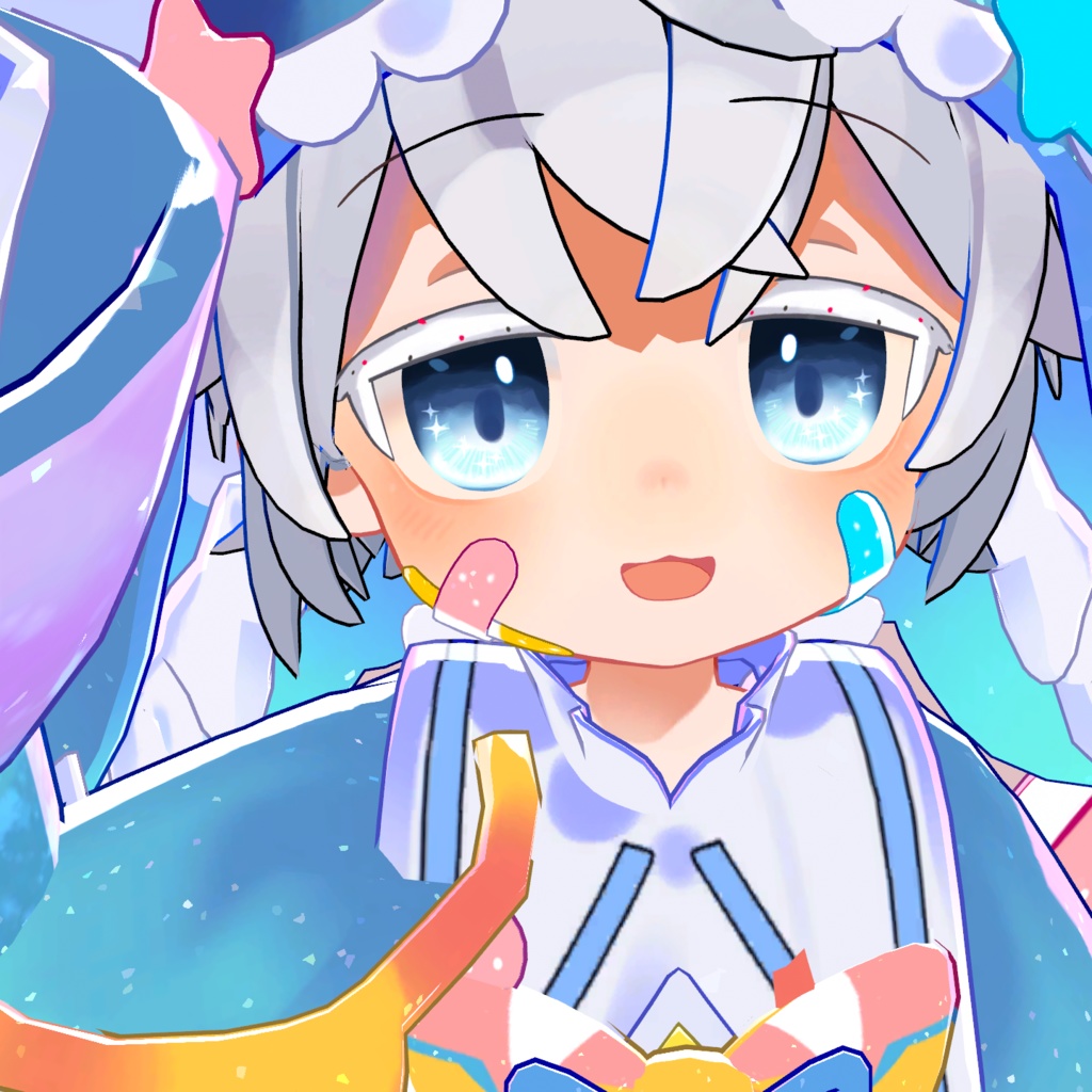 【 シピルカ対応 】『Starlit Azure Eyes』 アイテクスチャ / eye texture for Shipilka🐬|Shipilka対応 #MAHOUNOHEYA