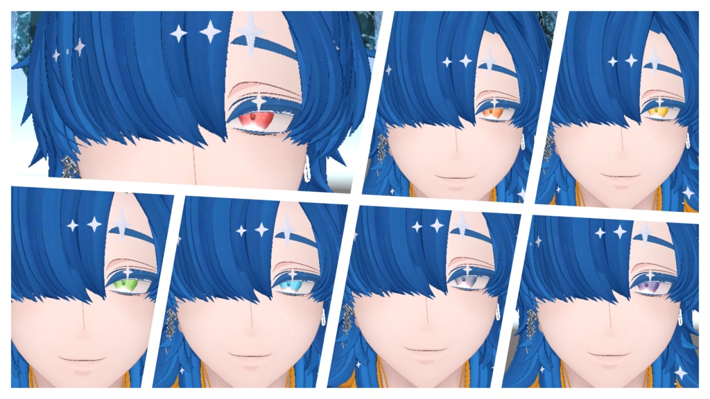 【 アズエド対応 】『Dawn』アイテクスチャ (7 colors) / eye texture for Azuedo (7 colors) |Azuedo対応 #MAHOUNOHEYA