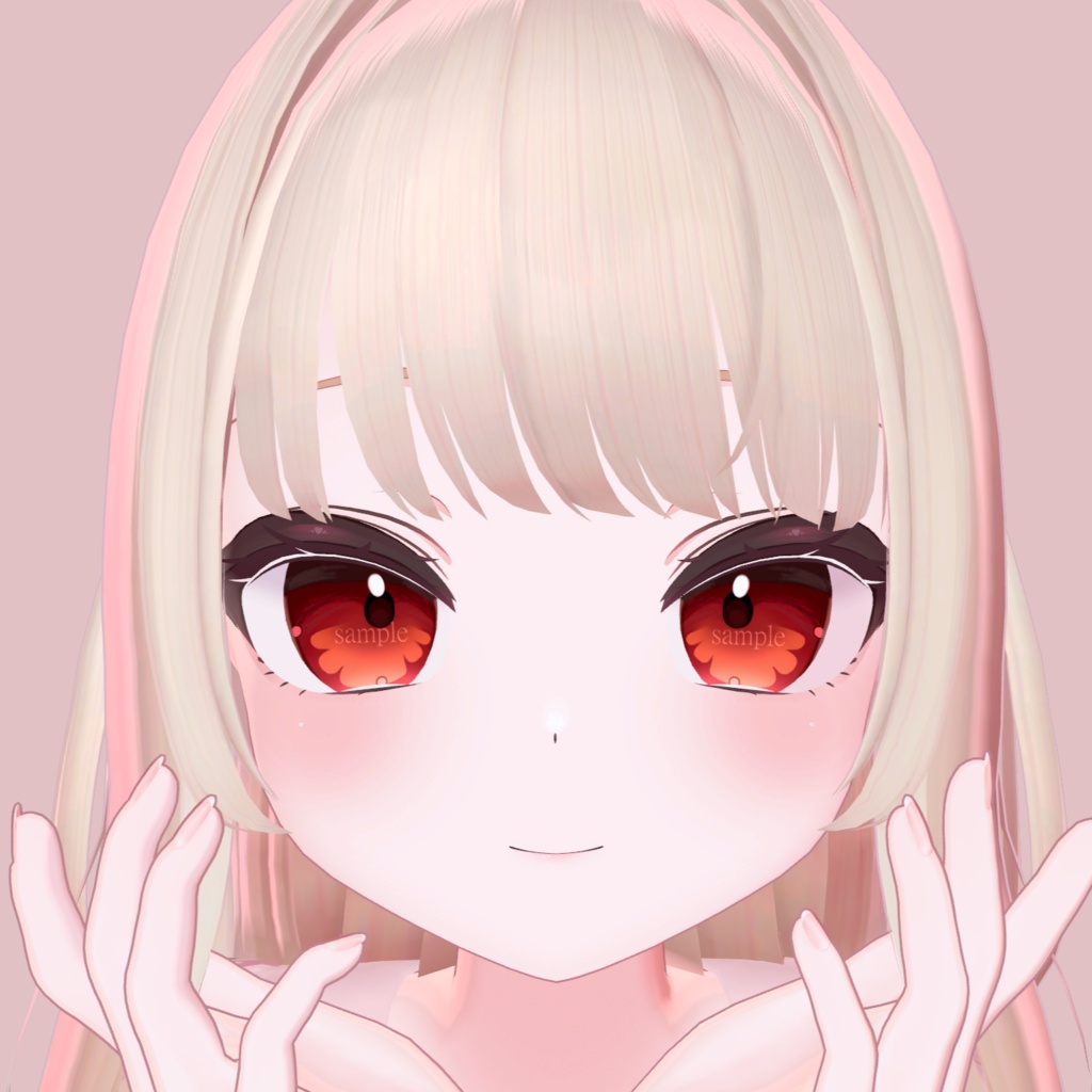 【 りりか対応 】『Demon Kingl』アイテクスチャ (10 colors) / eye texture for Ririka (10 colors) #MAHOUNOHEYA