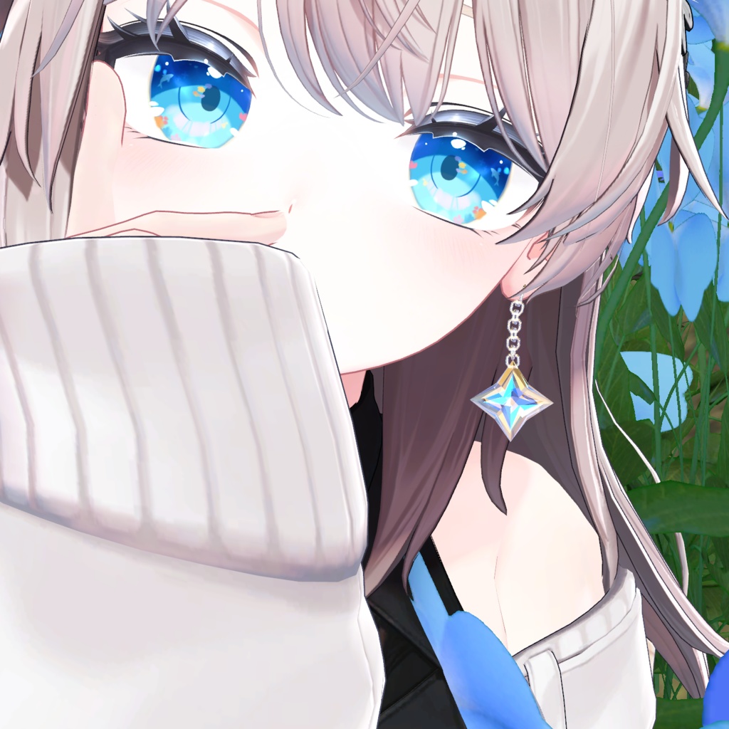 【VRC想定】魔法石イヤリング|Mystic Gemstone Earring【PB対応】 #MAHOUNOHEYA #VRChat