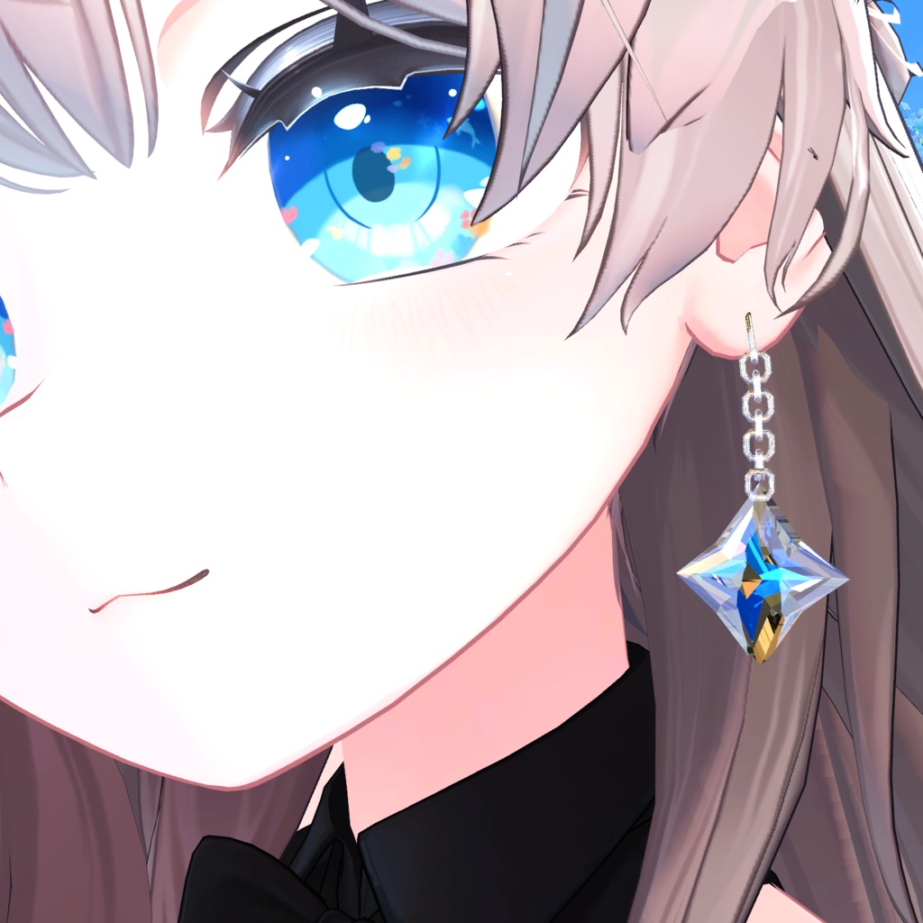 【VRC想定】魔法石イヤリング|Mystic Gemstone Earring【PB対応】 #MAHOUNOHEYA #VRChat
