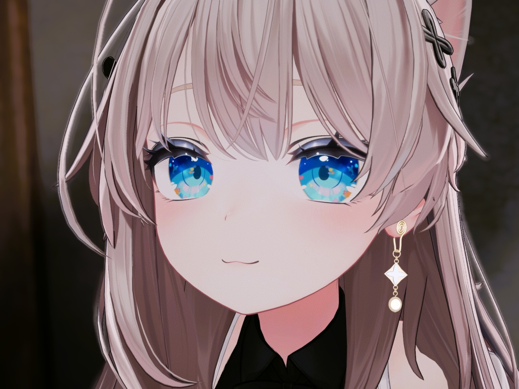 【VRC想定】蒼星の雫 イヤリング|Azure Star's Droplet (Earring)【PB対応】【バレンタインデー】 #MAHOUNOHEYA #VRChat