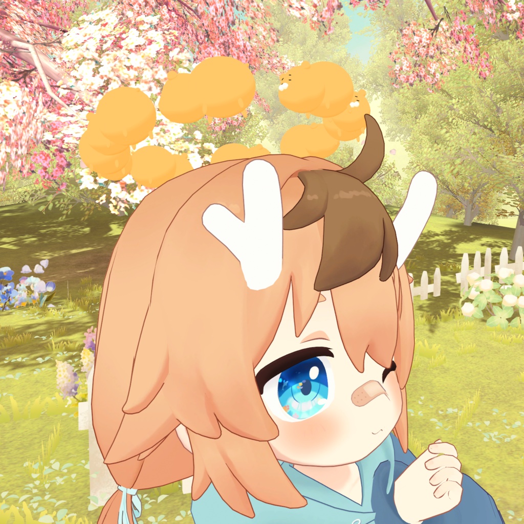 もちもちハムスターヘイロー🐹【PB対応】|mochi-like hamster halo #MAHOUNOHEYA