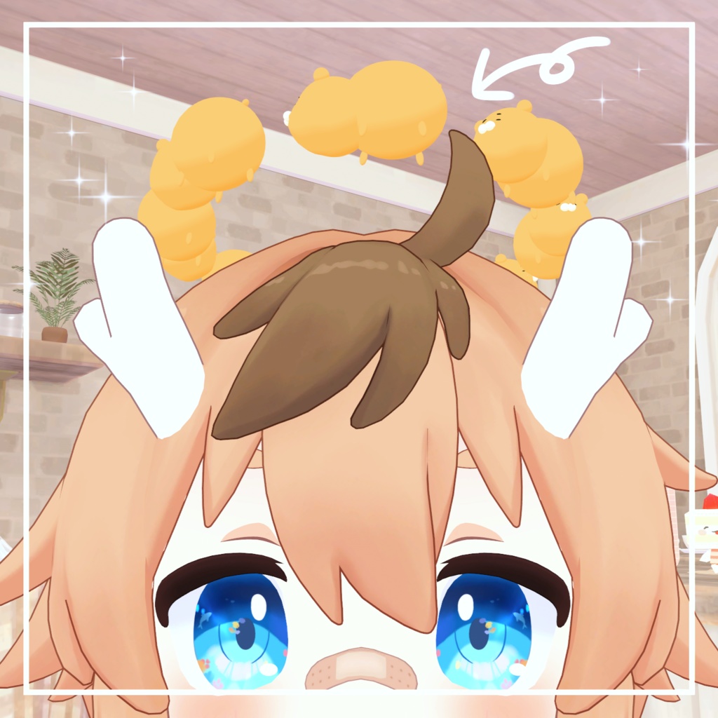 もちもちハムスターヘイロー🐹【PB対応】｜mochi-like hamster halo #MAHOUNOHEYA