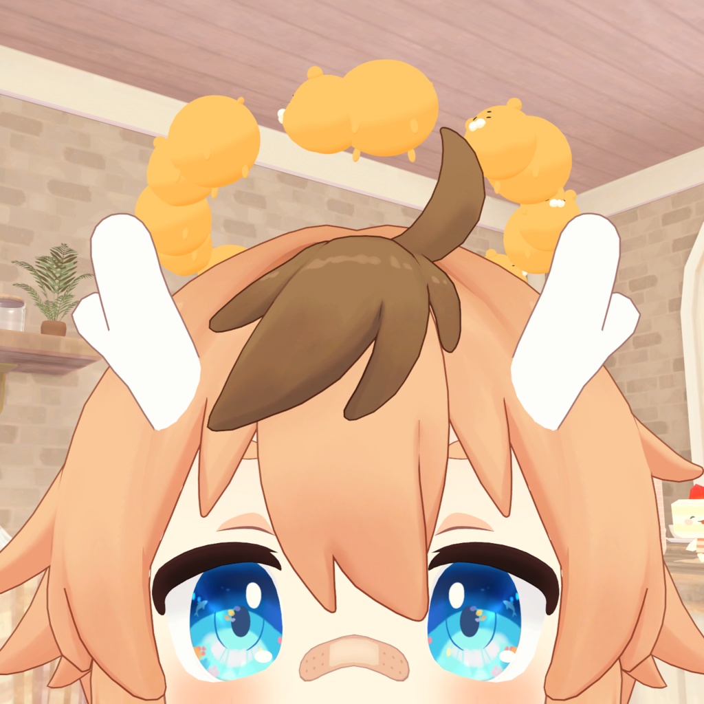 もちもちハムスターヘイロー🐹【PB対応】|mochi-like hamster halo #MAHOUNOHEYA