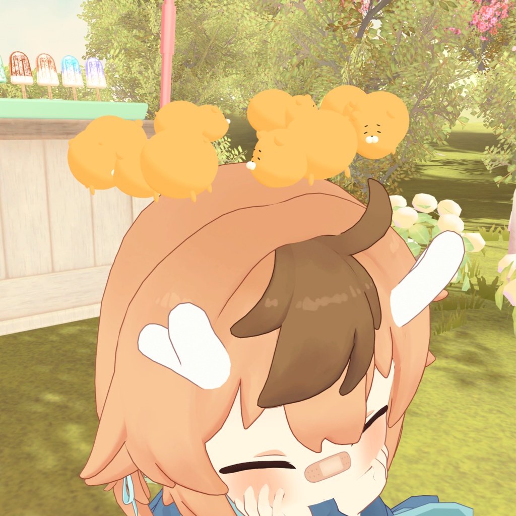 もちもちハムスターヘイロー🐹【PB対応】|mochi-like hamster halo #MAHOUNOHEYA