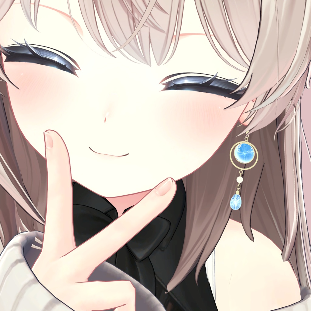 【VRC想定】魔法石イヤリング02|Mystic Gemstone Earring02【PB対応】 #MAHOUNOHEYA #VRChat