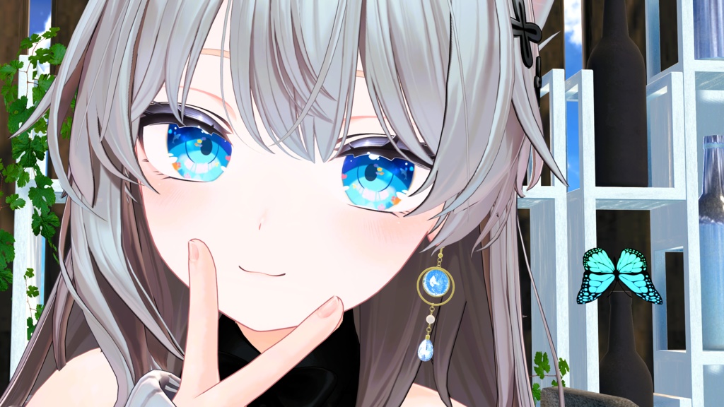 【VRC想定】魔法石イヤリング02|Mystic Gemstone Earring02【PB対応】 #MAHOUNOHEYA #VRChat