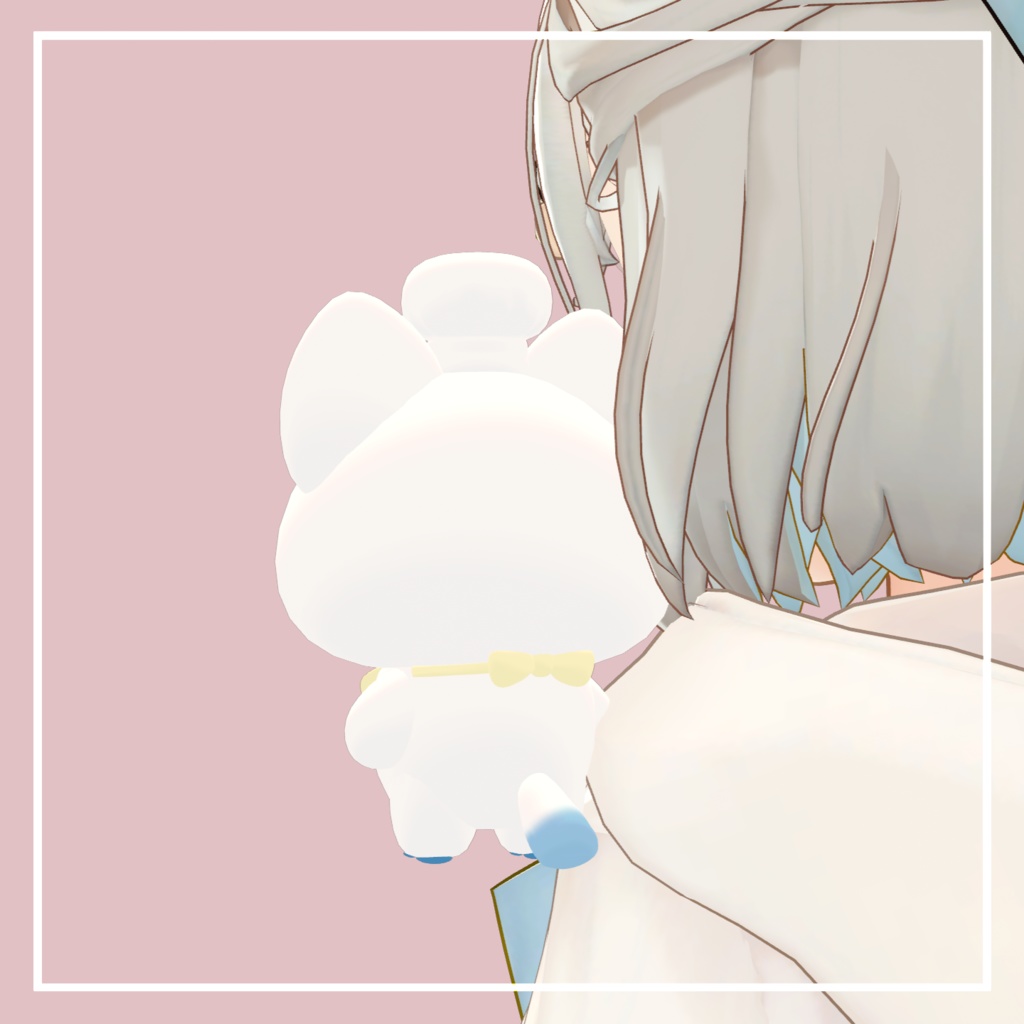 【追従ペット】ふわふわシェフにゃん【PhysBone】|#MAHOUNOHEYA