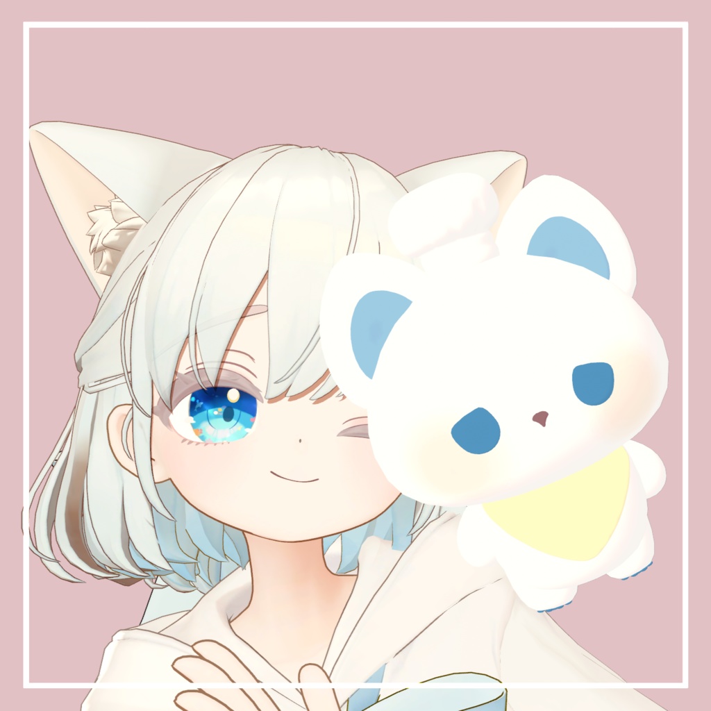 【追従ペット】ふわふわシェフにゃん【PhysBone】|#MAHOUNOHEYA