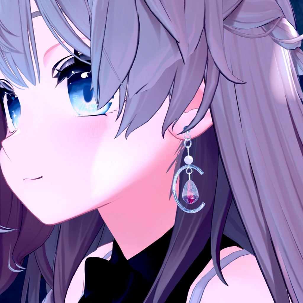 【VRC想定】魔法石イヤリング|Mystic Gemstone Earring【PB対応】 #MAHOUNOHEYA #VRChat