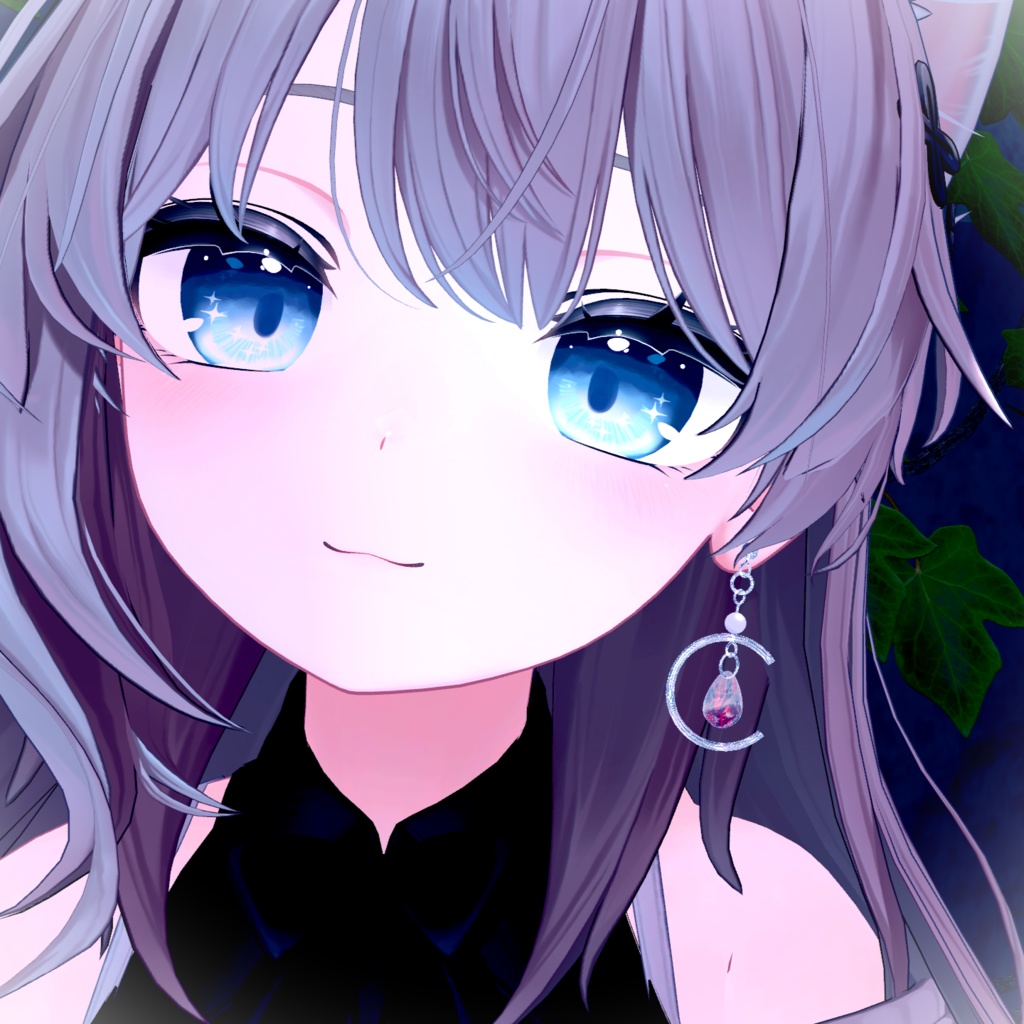 【VRC想定】魔法石イヤリング|Mystic Gemstone Earring【PB対応】 #MAHOUNOHEYA #VRChat