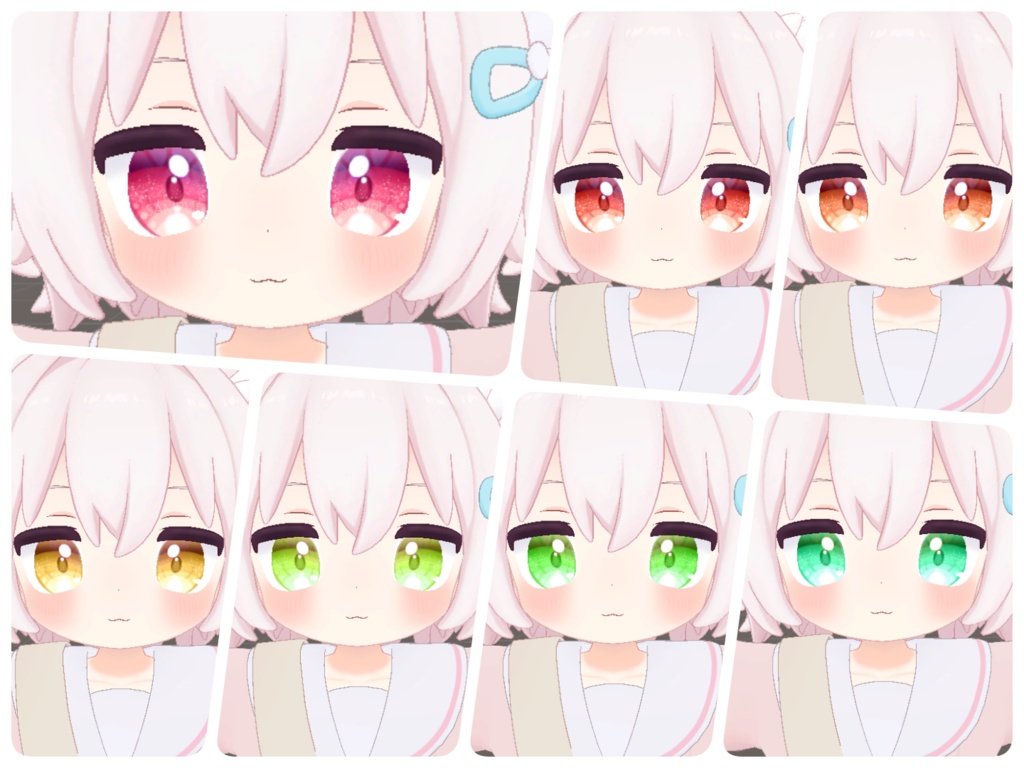 【 にゃもあ対応 】『Angel』アイテクスチャ (14 colors) / eye texture for Nyamoa (8 colors) #MAHOUNOHEYA