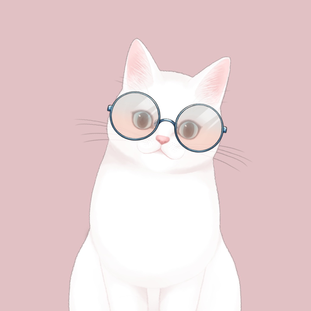 【動く!Live2Dアイテム】Aqua Blue Sunglasses サングラス-Vtuber配信素材 |#MAHOUNOHEYA