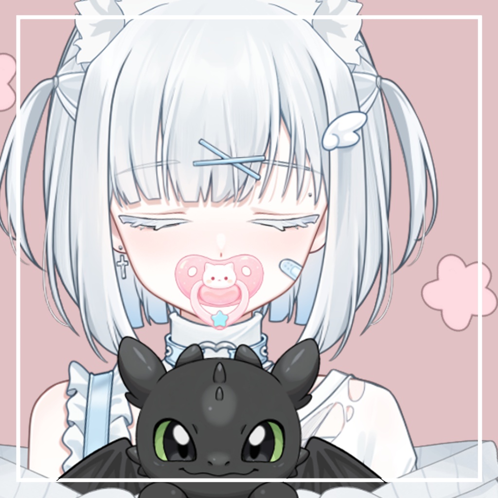 【Live2Dアイテム】おしゃぶり Pacifier|Vtuber配信素材 |#MAHOUNOHEYA
