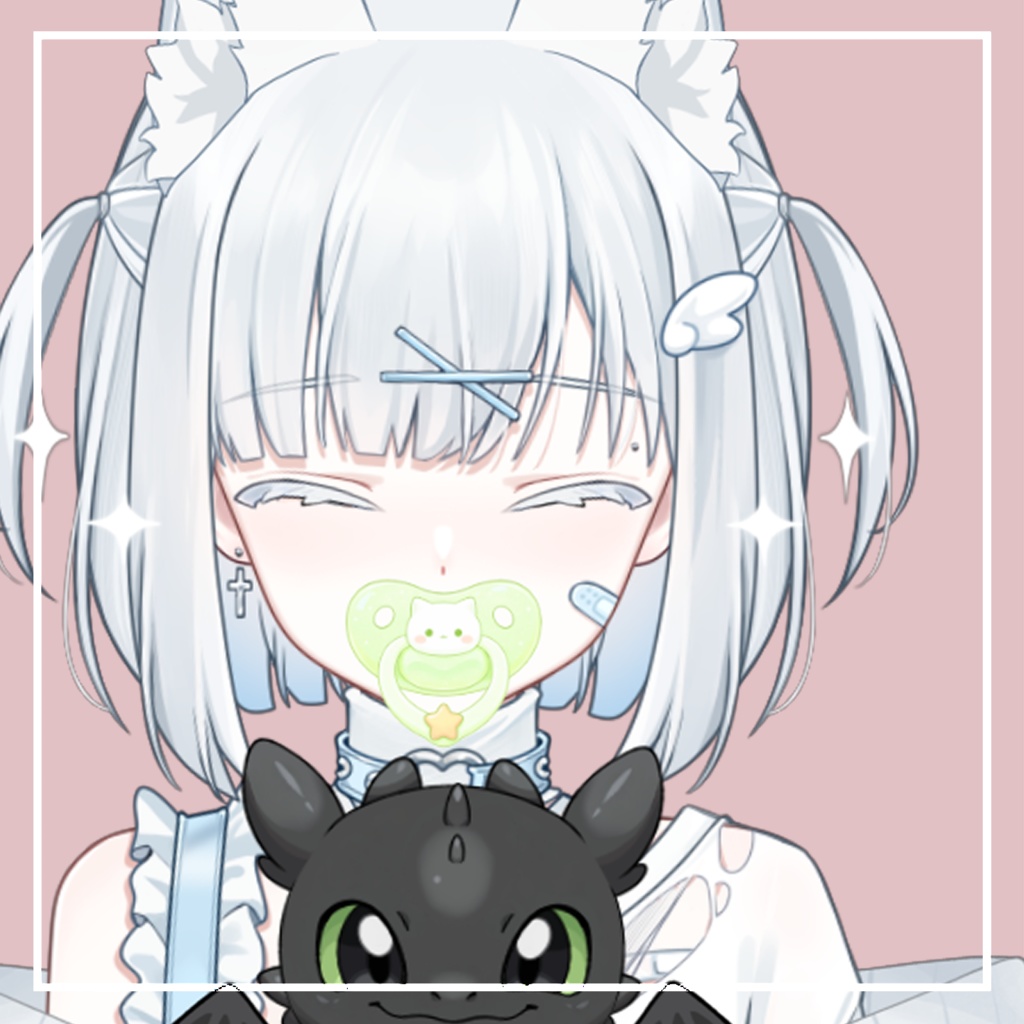 【Live2Dアイテム】おしゃぶり Pacifier|Vtuber配信素材 |#MAHOUNOHEYA