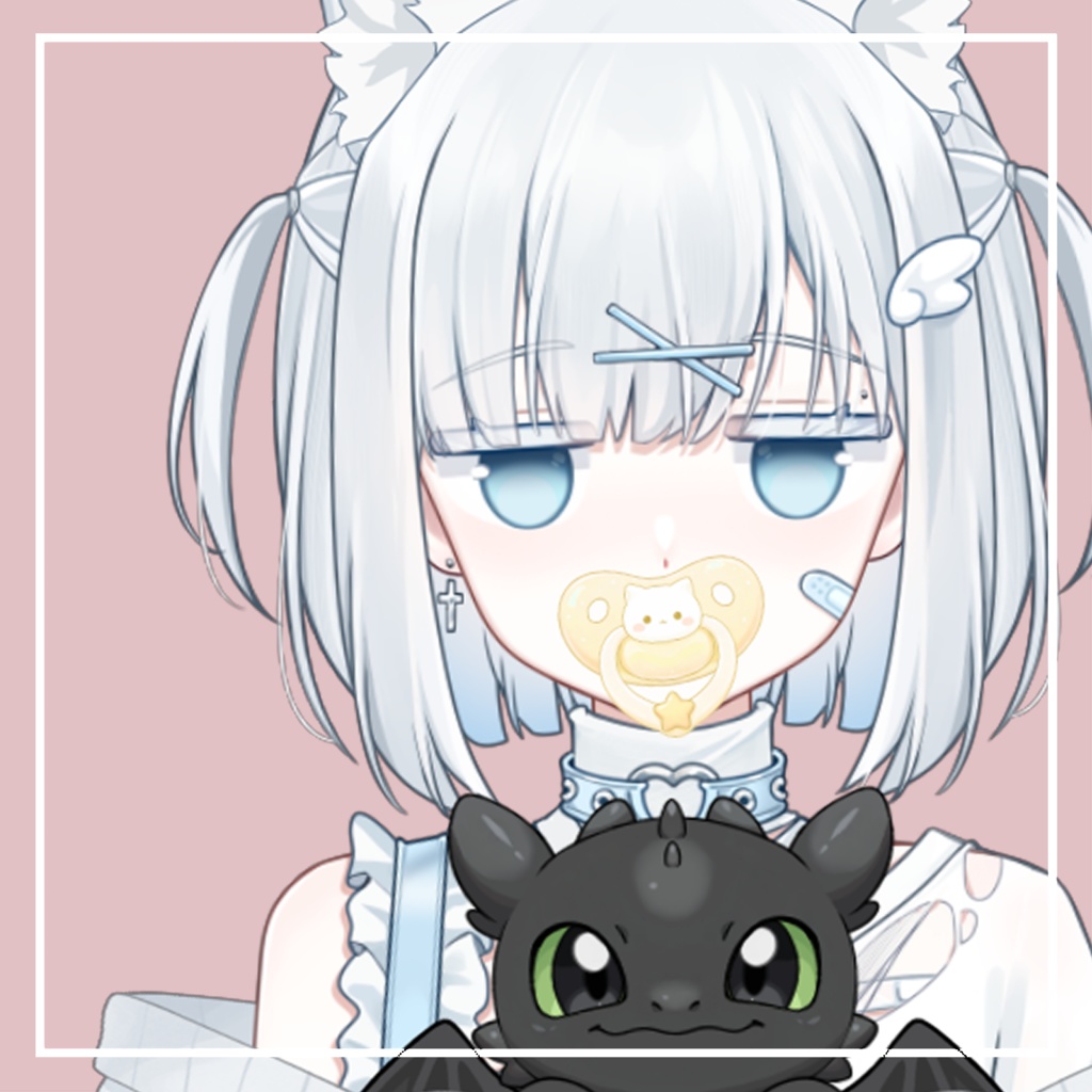 【Live2Dアイテム】おしゃぶり Pacifier|Vtuber配信素材 |#MAHOUNOHEYA