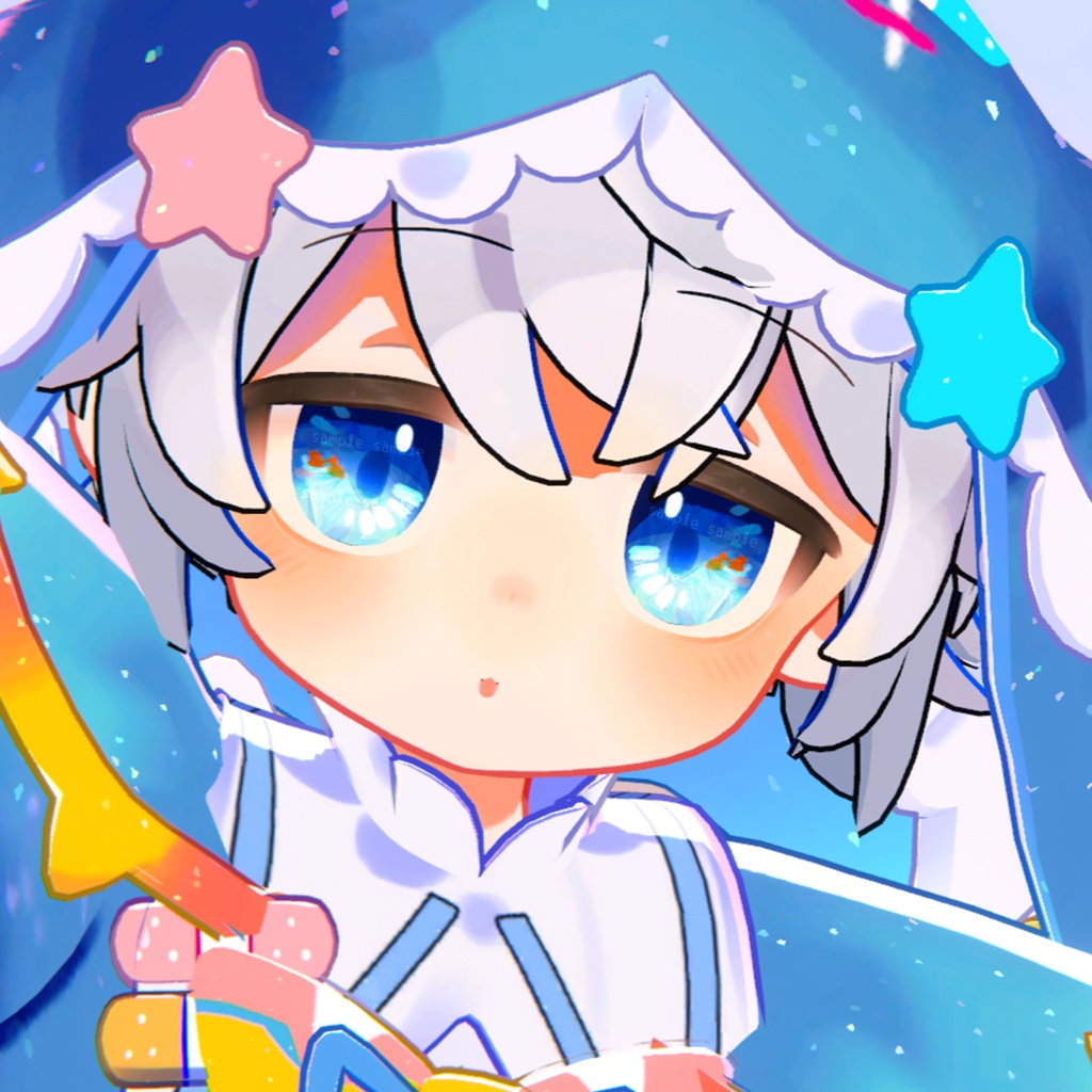 【 シピルカ対応 】『金魚の夢』アクアリウム風アイテクスチャ|eye texture for Shipilka|Shipilka対応 #MAHOUNOHEYA