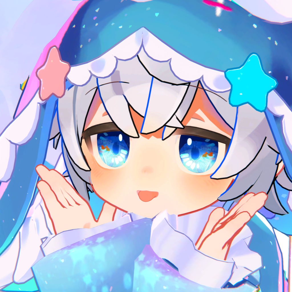 【 シピルカ対応 】『金魚の夢』アクアリウム風アイテクスチャ|eye texture for Shipilka|Shipilka対応 #MAHOUNOHEYA