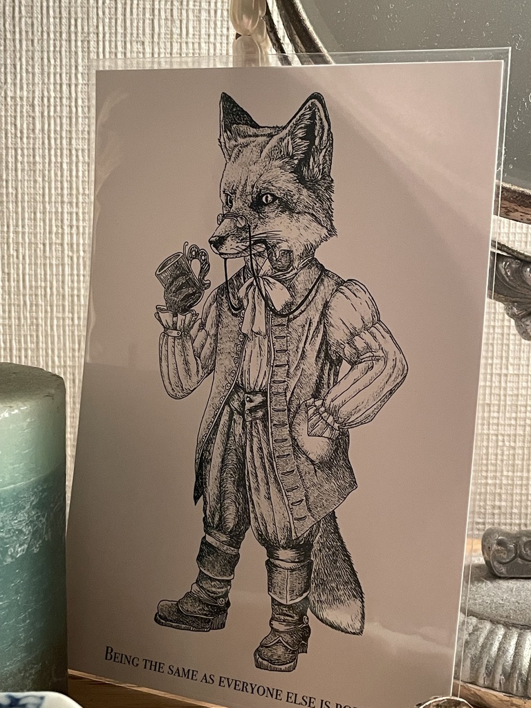 【ポストカード】BEING THE SAME AS EVERYONE ELSE IS BORING