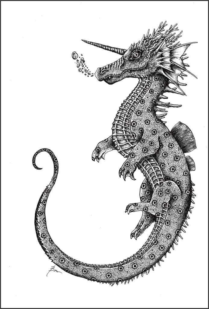 【ポストカード】Coral Dragon